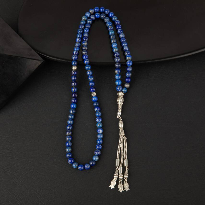 Lapis Lazuli Doğal Taş Tesbih 99luk - 6mm - 2