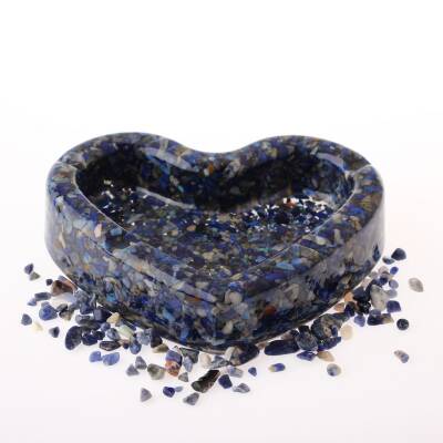 Lapis Lazuli Doğaltaş Epoksi Kül Tablası - Osmanlı Doğaltaş