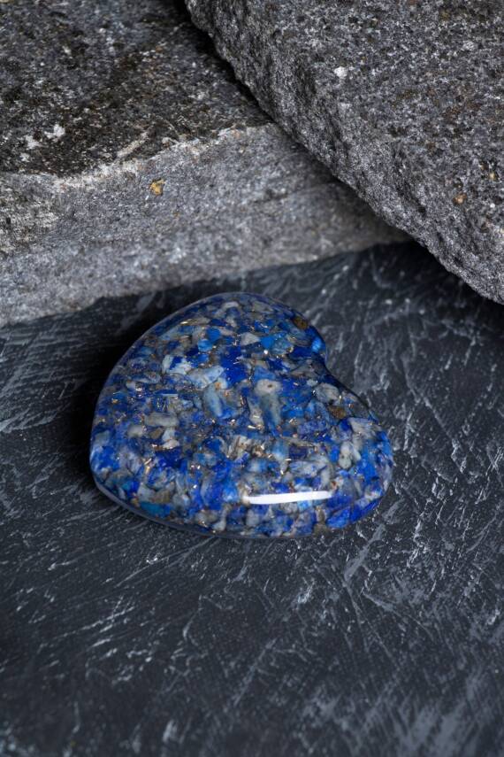 Lapis Lazuli Kalp - 3