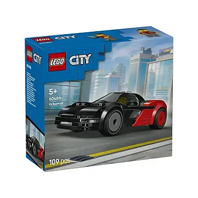Lego City Elektrikli Süper Araba 60486 - 5