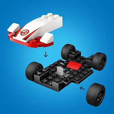 Lego City F1 Williams Racing Ve Haas F1 Yarış Arabaları 60464 - 6