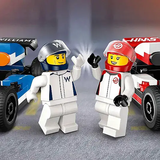Lego City F1 Williams Racing Ve Haas F1 Yarış Arabaları 60464 - 13
