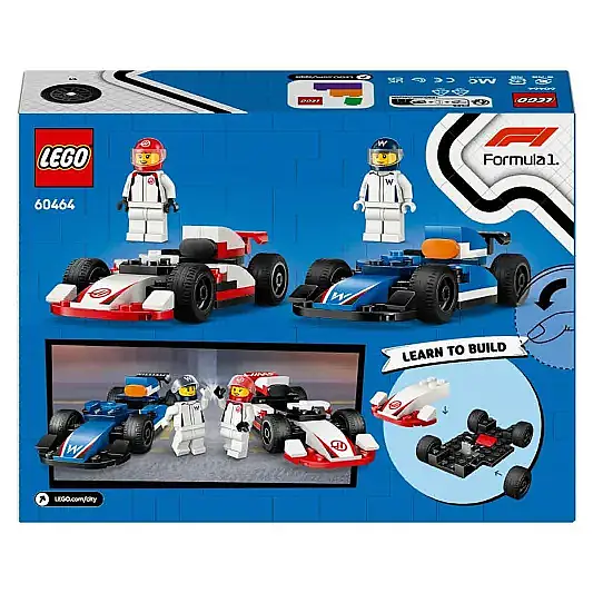 Lego City F1 Williams Racing Ve Haas F1 Yarış Arabaları 60464 - 19