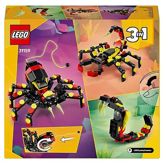 Lego Creator 3 ü 1 Arada Vahşi Hayvanlar Şaşırtıcı Örümcek 31159 - 12
