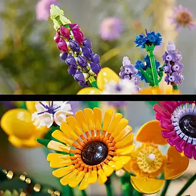 Lego Icons Kır Çiçekleri Buketi 10313 - 1