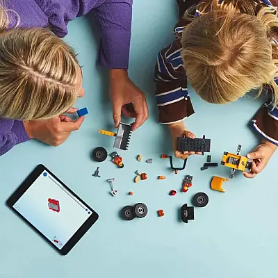 Lego Sarı Tekerlekli İnşaat Yükleyicisi 60450 - LEGO (1)