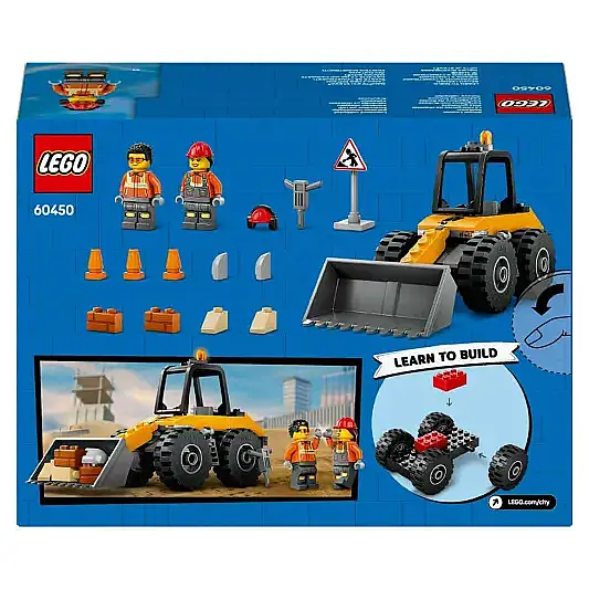 Lego Sarı Tekerlekli İnşaat Yükleyicisi 60450 - 13