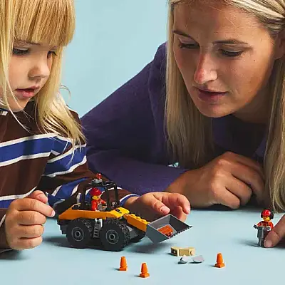 Lego Sarı Tekerlekli İnşaat Yükleyicisi 60450 - 14