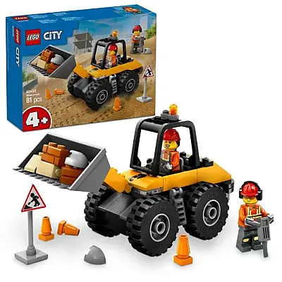 Lego Sarı Tekerlekli İnşaat Yükleyicisi 60450 - 16