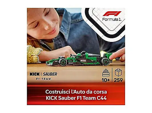 Lego Speed Champions Kick Sauber F1 Team C44 Yarış Arabası 77247 - 7