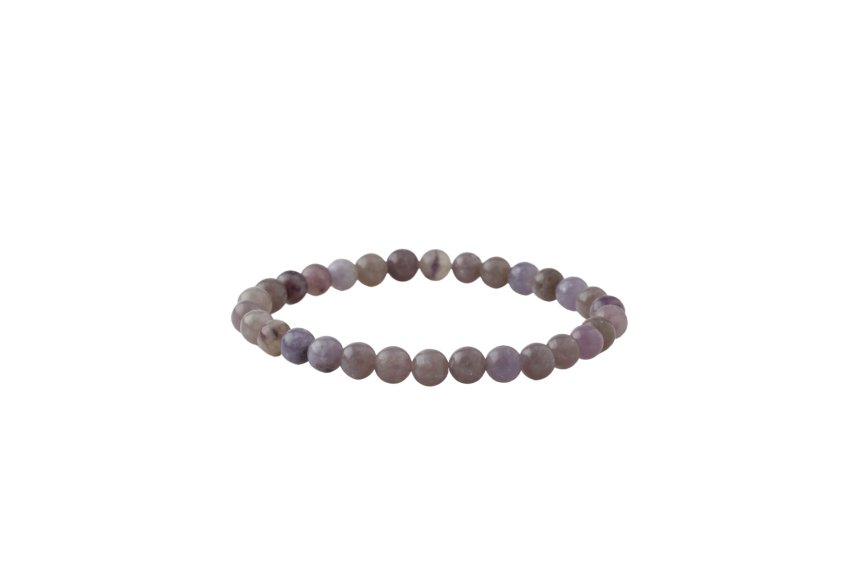 Lepidolit 6mm Doğal Taş Bileklik - 1
