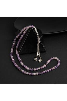 Lepidolit Doğal Taş Tesbih 99luk - 6mm - 2