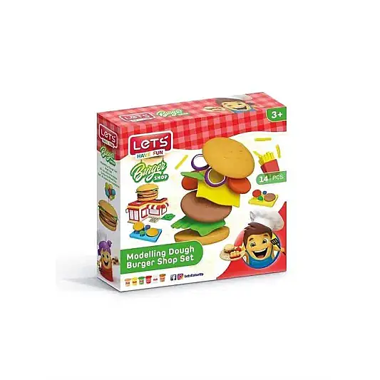 Lets Oyun Hamuru Hamburger Set - 2
