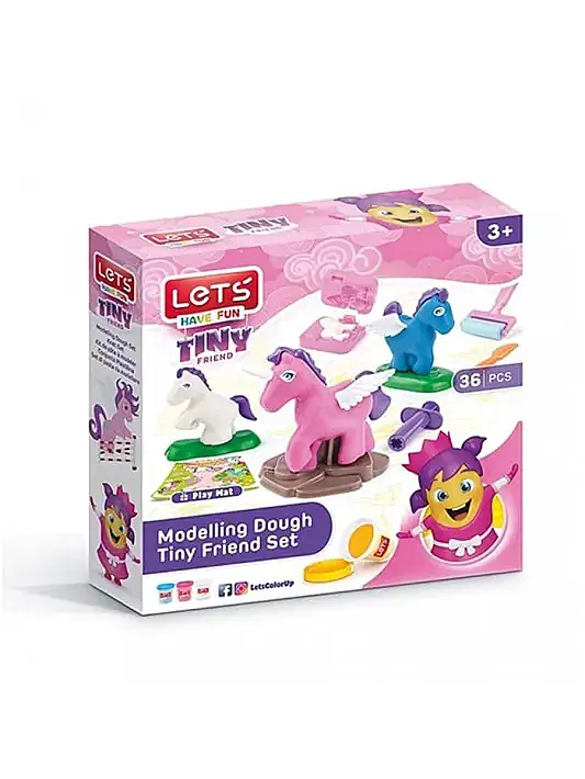 Lets Oyun Hamuru Minik Arkadaş Set - 4