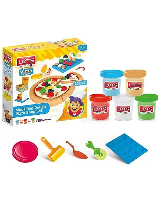 Lets Oyun Hamuru Pizza Set - 2