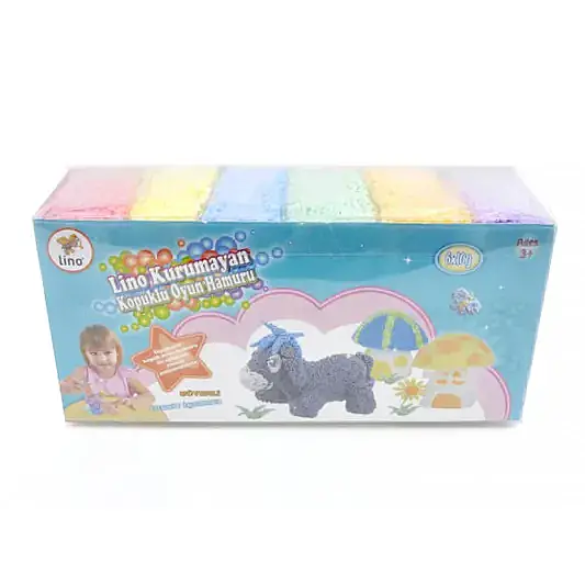 Lino Oyun Hamuru Kurumayan Köpük 6 Lı - 2