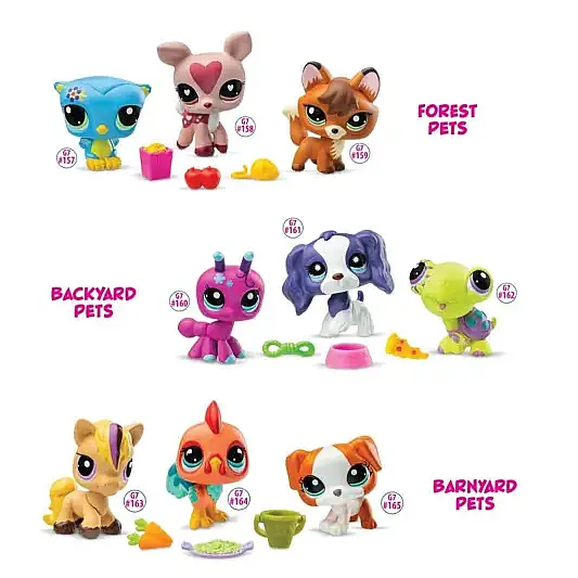 Littlest Pet Shop Minişler 3 Lü Figür Seti - 4