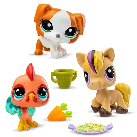 Littlest Pet Shop Minişler 3 Lü Figür Seti - 5