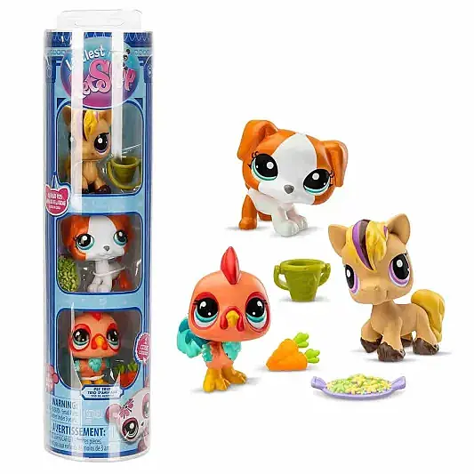 Littlest Pet Shop Minişler 3 Lü Figür Seti - 7