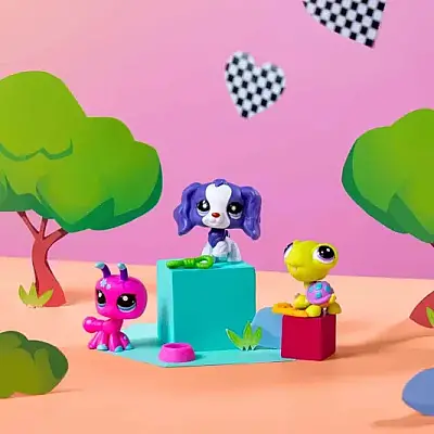 Littlest Pet Shop Minişler 3 Lü Figür Seti - 8