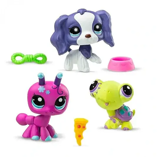 Littlest Pet Shop Minişler 3 Lü Figür Seti - 1