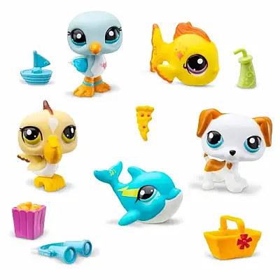 Littlest Pet Shop Minişler 5 Li Figür Seti - 4