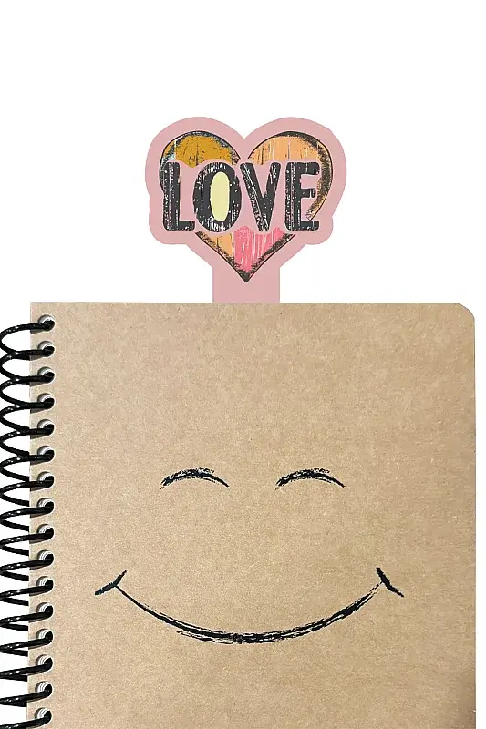 Love Kalp Tasarım Kitap Ayracı - 1