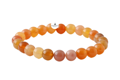 Madagaskar Akiği 8mm Doğal Taş Bileklik - Osmanlı Doğaltaş