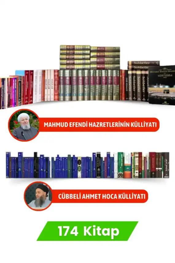 Mahmud Efendi Hazretleri Özel Baskı ve Cübbeli Ahmet Hoca 174 Kitap Tek Külliyat - 1