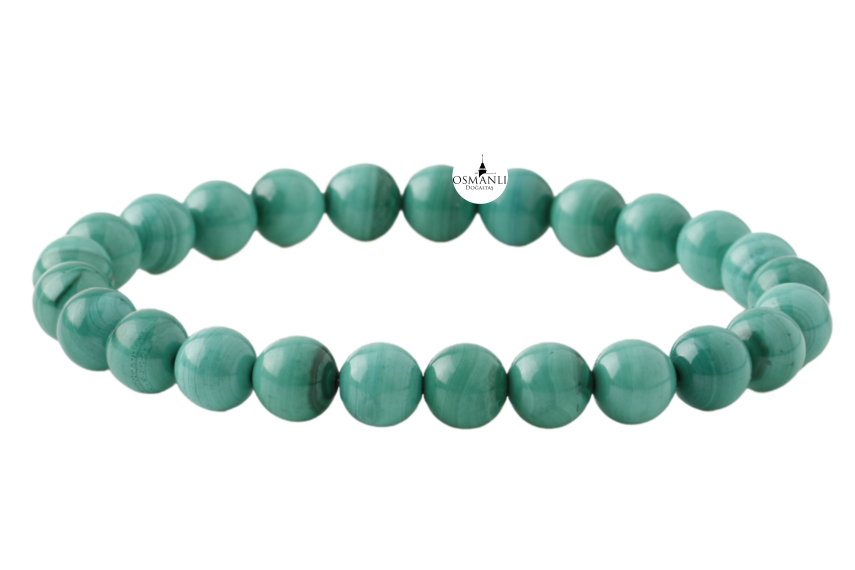 Malakit 8mm Doğal Taş Bileklik - 2