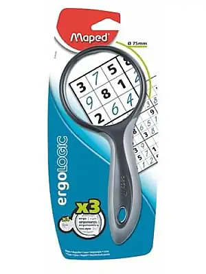 Maped Büyüteç Ergologıc X3 75 mm Gri - Maped (1)