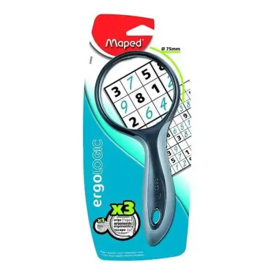 Maped Büyüteç Ergologıc X3 75 mm Gri - Maped