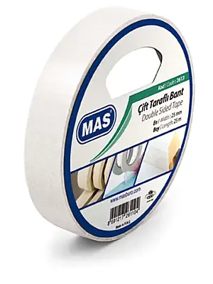 Mas 2613 Çift Taraflı Bant 25 x 25 mm - 1