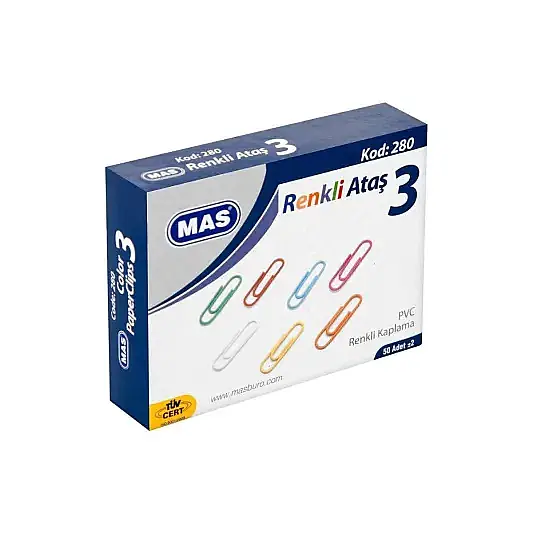 Mas 280 Renkli Ataş Pvc Kaplı 28 mm - 5