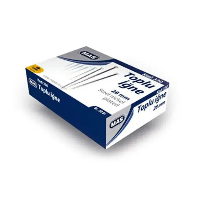 Mas 335 Toplu İğne 250 Gr.Nikelli 28 Mm. - 1