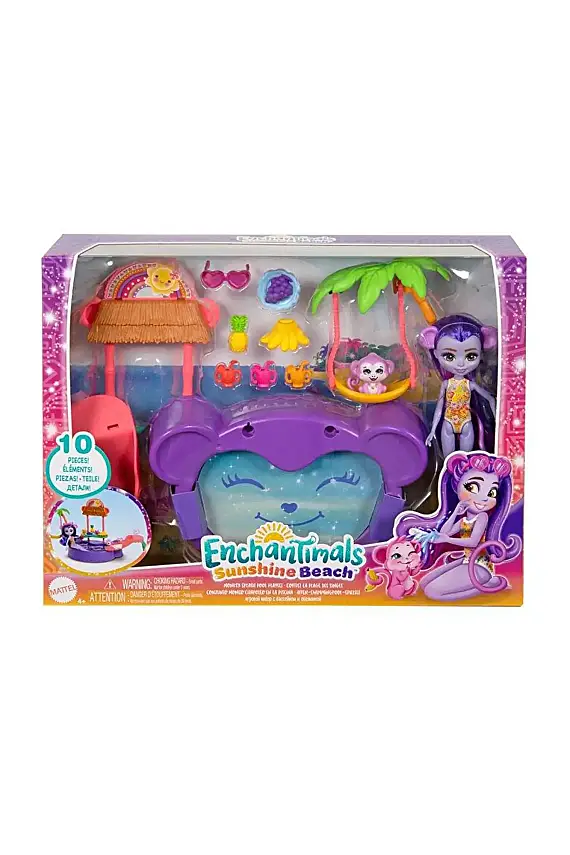 Mattel Enchantimals Eğlenceli Havuz Partisi Oyun Seti - 1