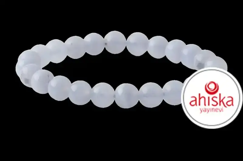 Mavi Akik 6mm Doğal Taş Bileklik - 1