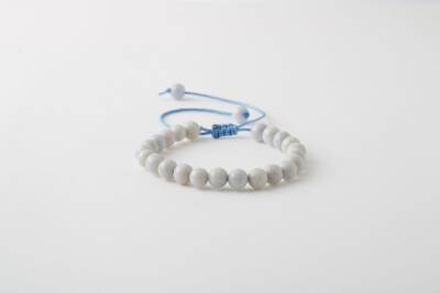 Mavi Akik 6mm Merdiven Kapama Doğal Taş Bileklik - 2