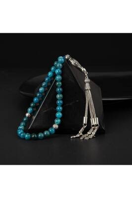 Mavi Apatit Doğal Taş Tesbih 33lük - 6mm - 2