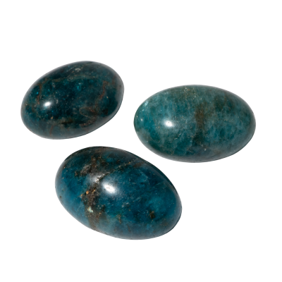 Mavi Apatit Doğal Taş Tımbıl El Taşı - 2