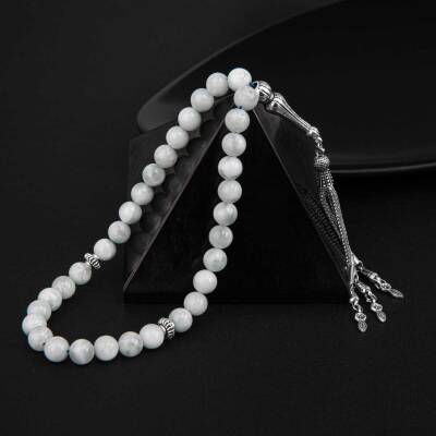Mavi Larimar Doğal Taş Tesbih 33lük - 8mm - 3