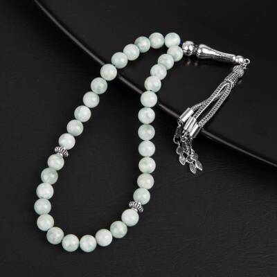 Mavi Larimar Doğal Taş Tesbih 33lük - 8mm - 3