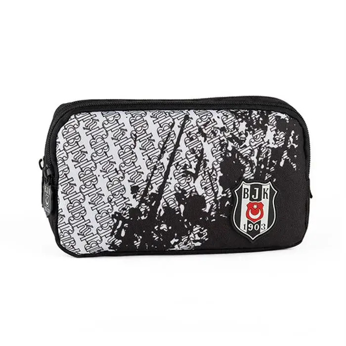 Me Beşiktaş Me Team İnce Çubuk Desenli Suni Deri Beslenme Çantası - 1