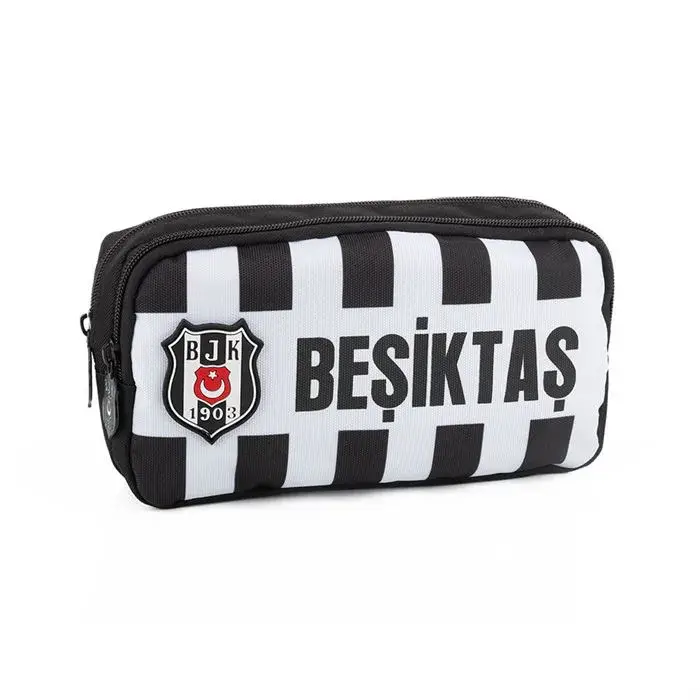 Me Beşiktaş Nakış Detaylı Kanvas Kalem Çantası - 1