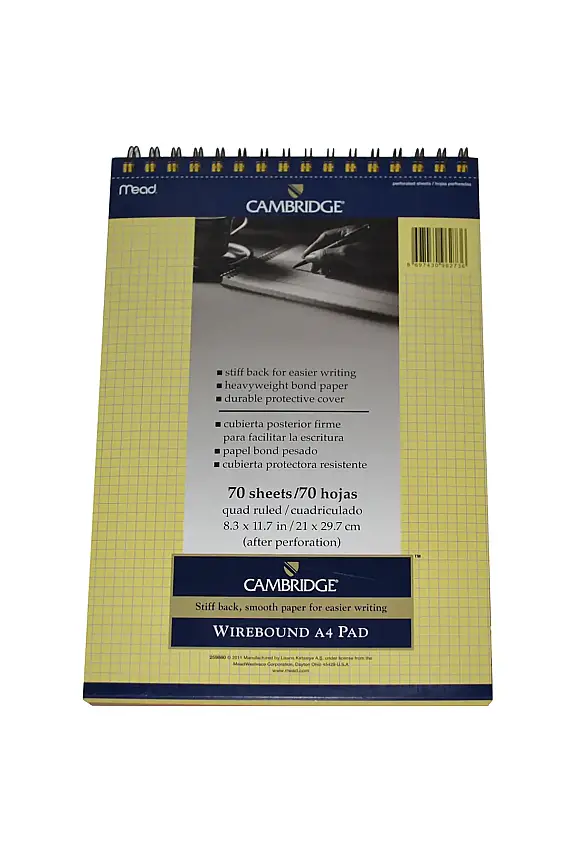 Mead Cambridge Kareli Bloknot 70 Yp A4 - 1