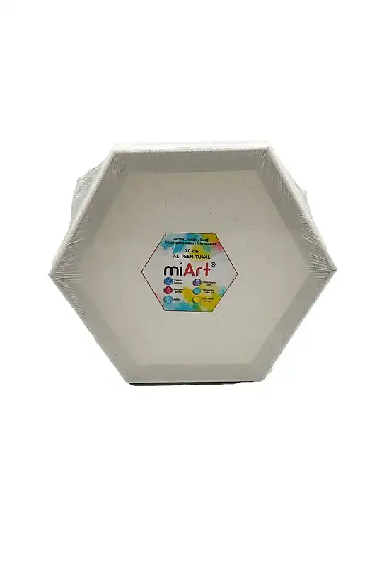 Miart Altıgen Tuval 20 cm - 2