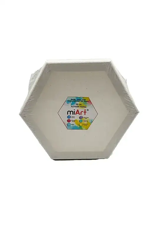 Miart Altıgen Tuval 25 cm - 2
