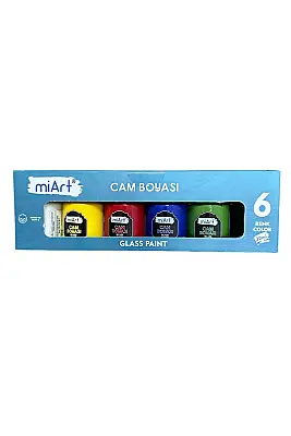Miart Cam Boyası 30 ml 6 Lı - 3