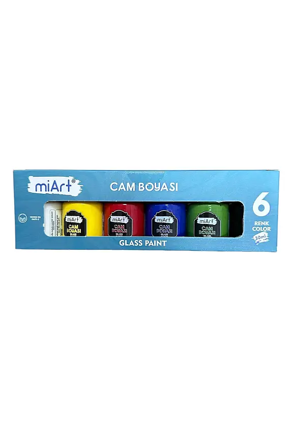 Miart Cam Boyası 30 ml 6 Lı - 3