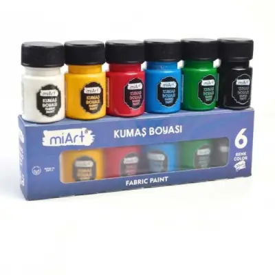 Miart Kumaş Boyası 30 ml 6 Lı - 1